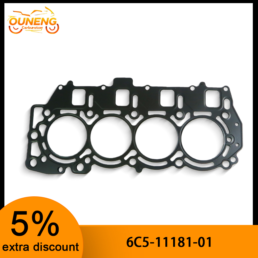 Engine Cylinder Head - Cylinder Head Gasket 6C5-11181-01 For Yamaha
