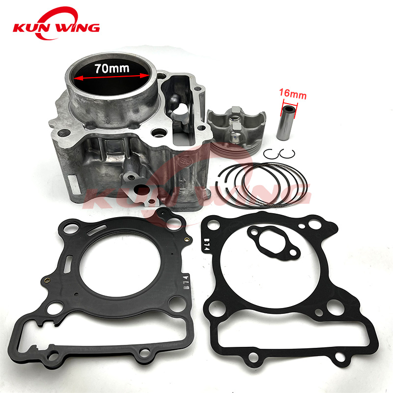 Motorcycle Piston - 70MM Bore Cylinder Kit Piston Ring