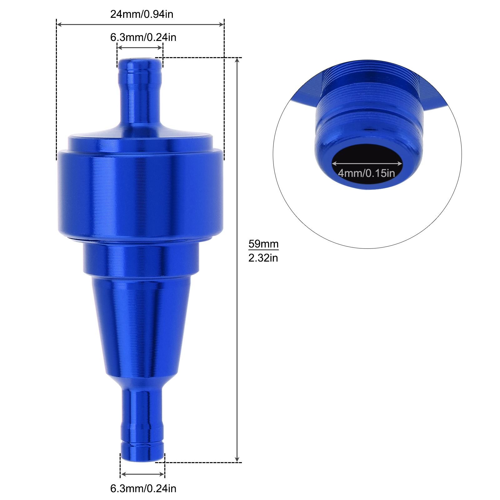 1/4In 6mm Motorcycle Fuel Filt - Motorcycle Oil Filter ulasan dan harga