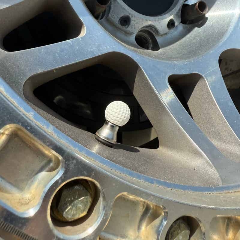 Golf Ball Style Tire Valve Ste - Motorcycle Valve Cover ulasan dan harga