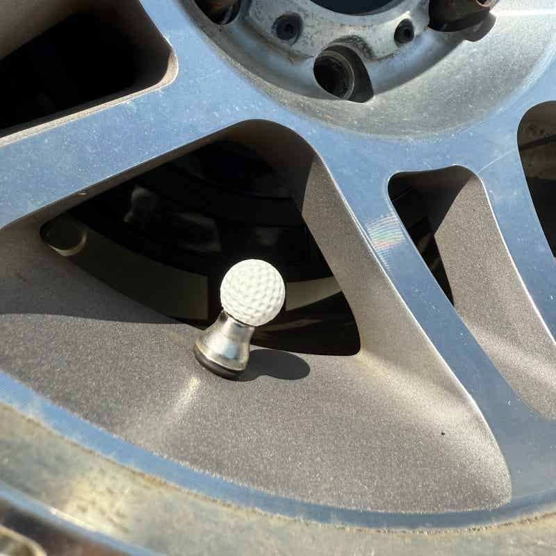 Golf Ball Style Tire Valve Ste - Motorcycle Valve Cover ulasan dan harga