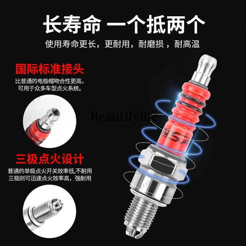 Motorcycle Parts Scooter A7TC  - Motorcycle Spark Plug ulasan dan harga