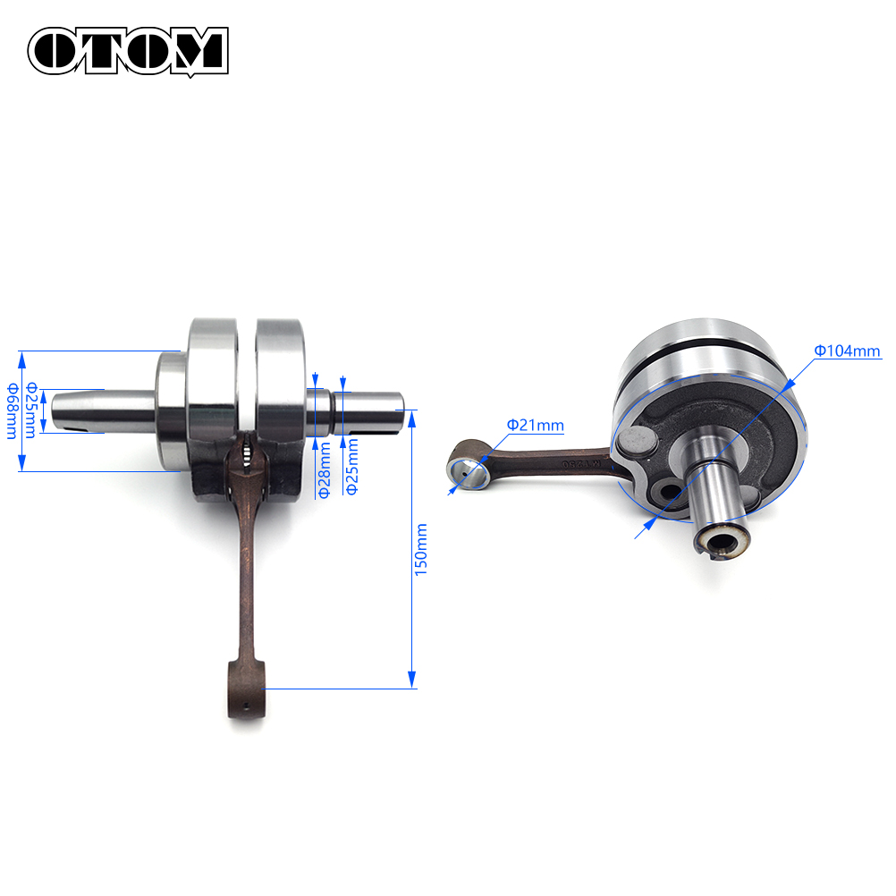 OTOM DT230 MT250 Motorcycle Cr - Motorcycle Crankshaft ulasan dan harga