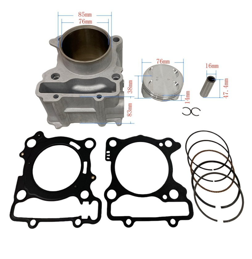High Performance 76mm XMAX300  - Motorcycle Cylinder ulasan dan harga